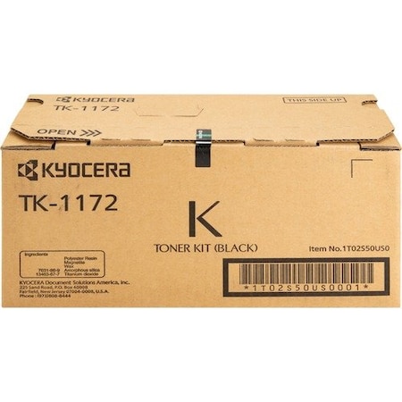 Kyocera Toner Cartridge, f/ M2640, 7200 Page Yield, BK KYOTK1172
